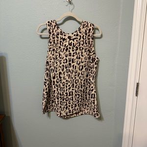 CABI Ginger Animal Print Blouse #3070